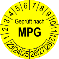 P0108 Prüfplakette geprüft nach MPG 