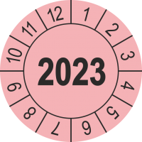 P0120 Prüfplakette Jahreszahl Prüfzeitpunkt 2023 