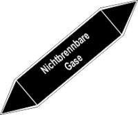 R0013 Rohrkennzeichnung Nichtbrennbare Gase 