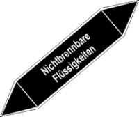 R0019 Rohrkennzeichnung Nichtbrennbare Flüssigkeiten 