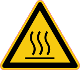 S0039 Warnung heiße Oberfläche 